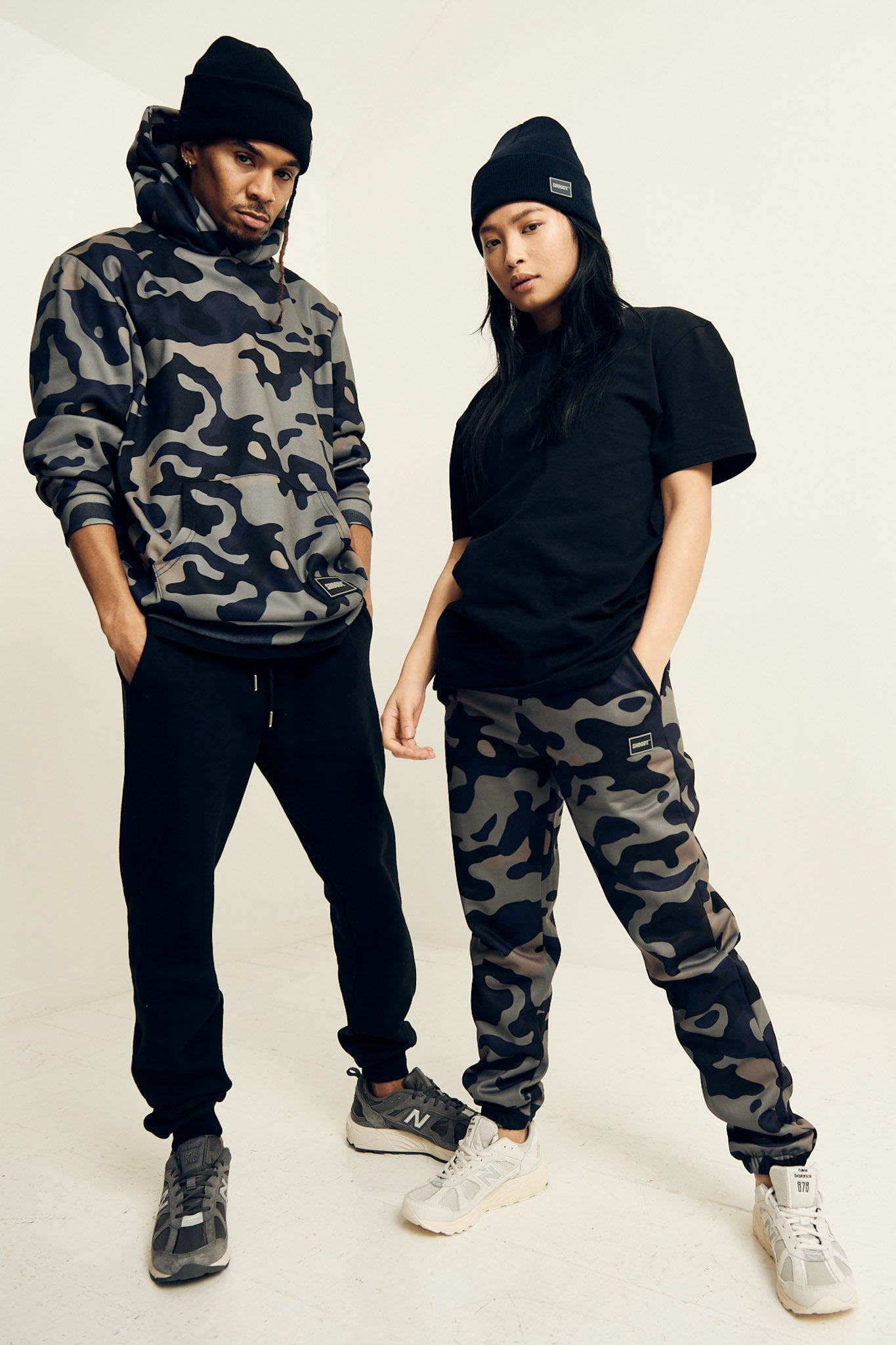 CAMO JOGGERS - BLACK COMING SOON